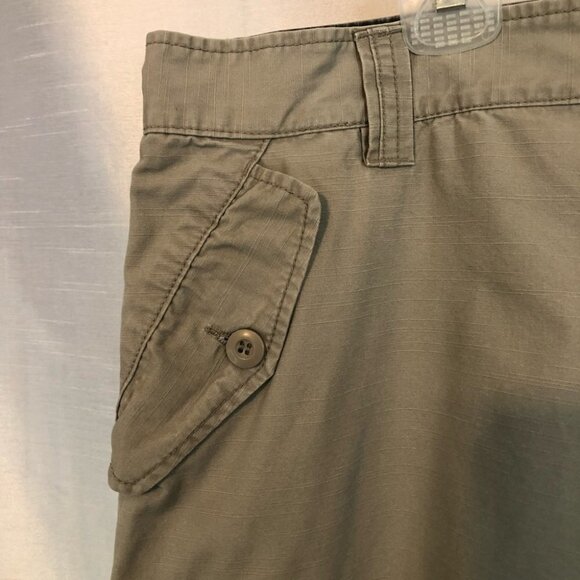 Vintage Midtown Mens 40 Heavy Duty Cargo  Shorts in Khaki Gray - Picture 5 of 13